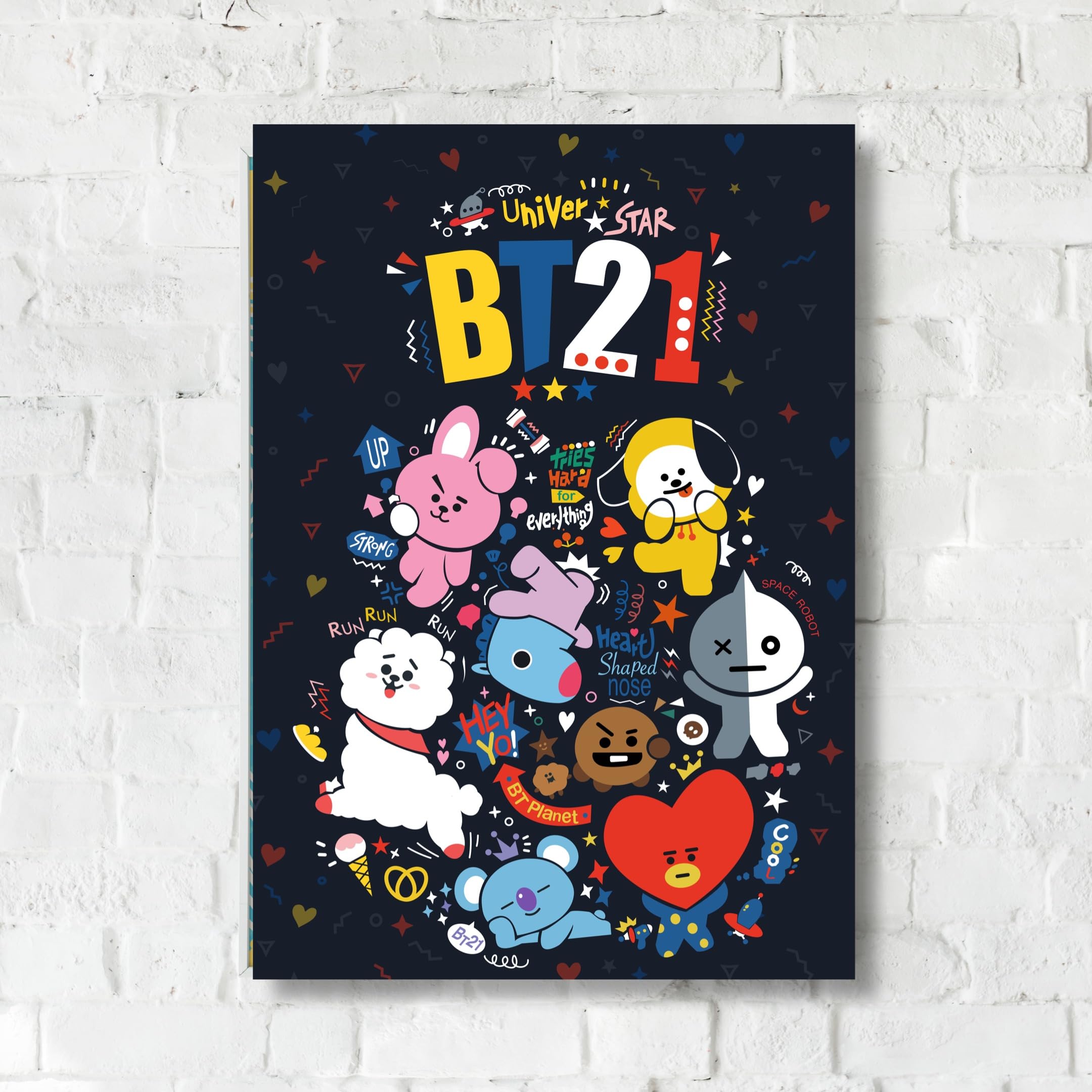 BTS BT21 大量 まとめ売り THEGIFTCON BTS x BT21 - A Colorful Symphony of Friendship FOR WALL